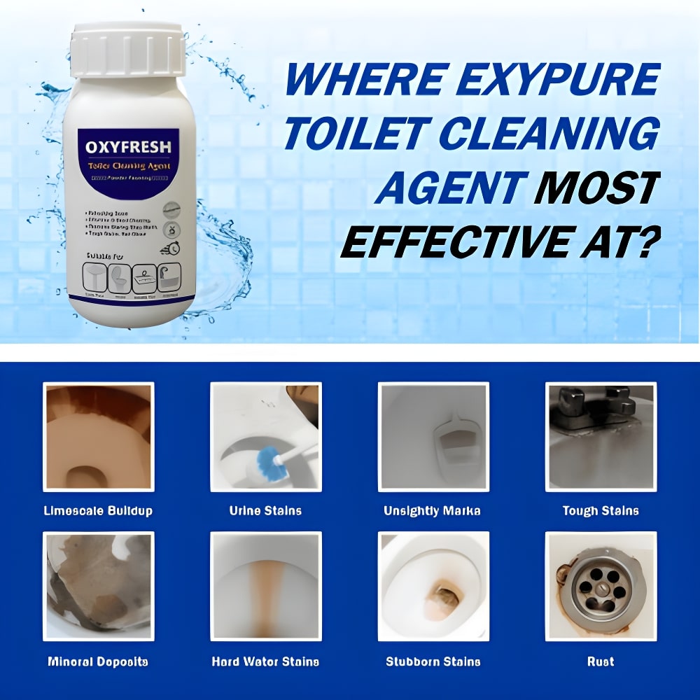 OxyFresh 10X Toilet Cleaner – No Scrub, Just Sparkle!