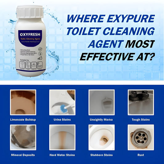 OxyFresh 10X Toilet Cleaner – No Scrub, Just Sparkle!