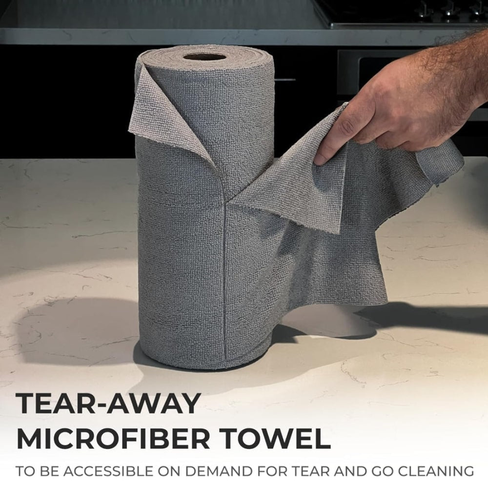 WipeWise™ Microfiber Cleaning Cloth Roll