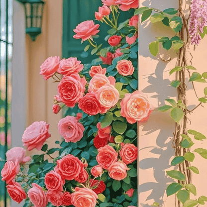 🌹 Mixed-color Climbing Rose—Year-Round Blooming (UK Imported)