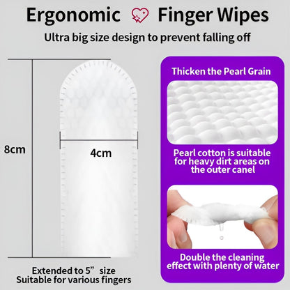 FreshBreath™ Disposable Dental Finger Wipes For Pets