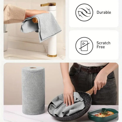 WipeWise™ Microfiber Cleaning Cloth Roll