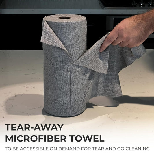 WipeWise™ Microfiber Cleaning Cloth Roll